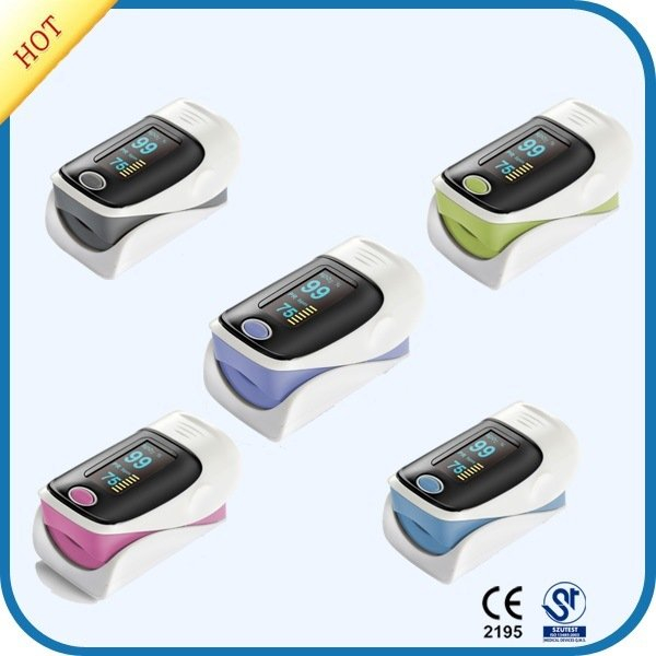 HP-80A Five Color Fingertip Pulse Oximeter with Ce&amp;ISO