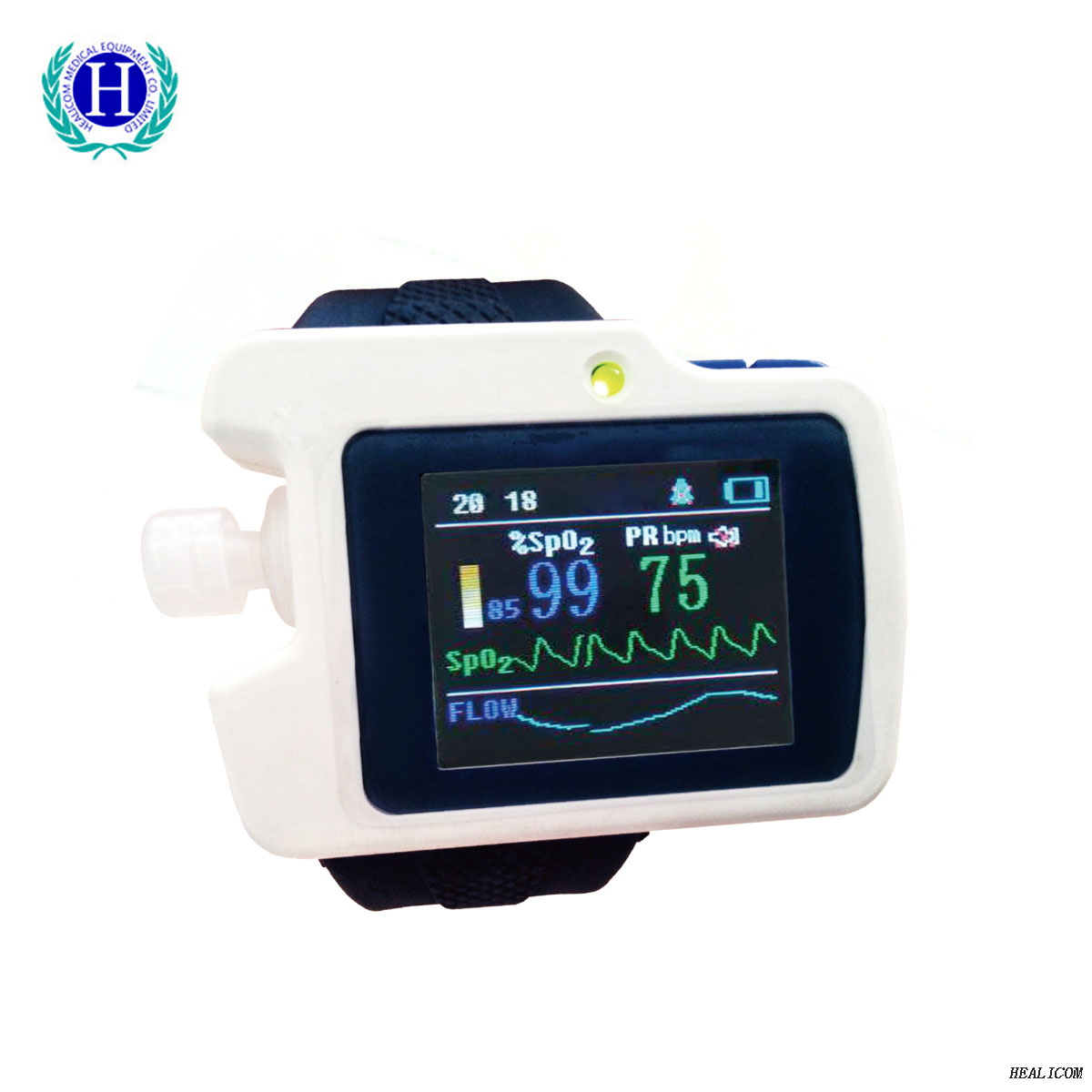 RS01 Patient Monitor COPD,Sleep Apnea Screen Meter,Respiratory Sleep Detector with PC Software 