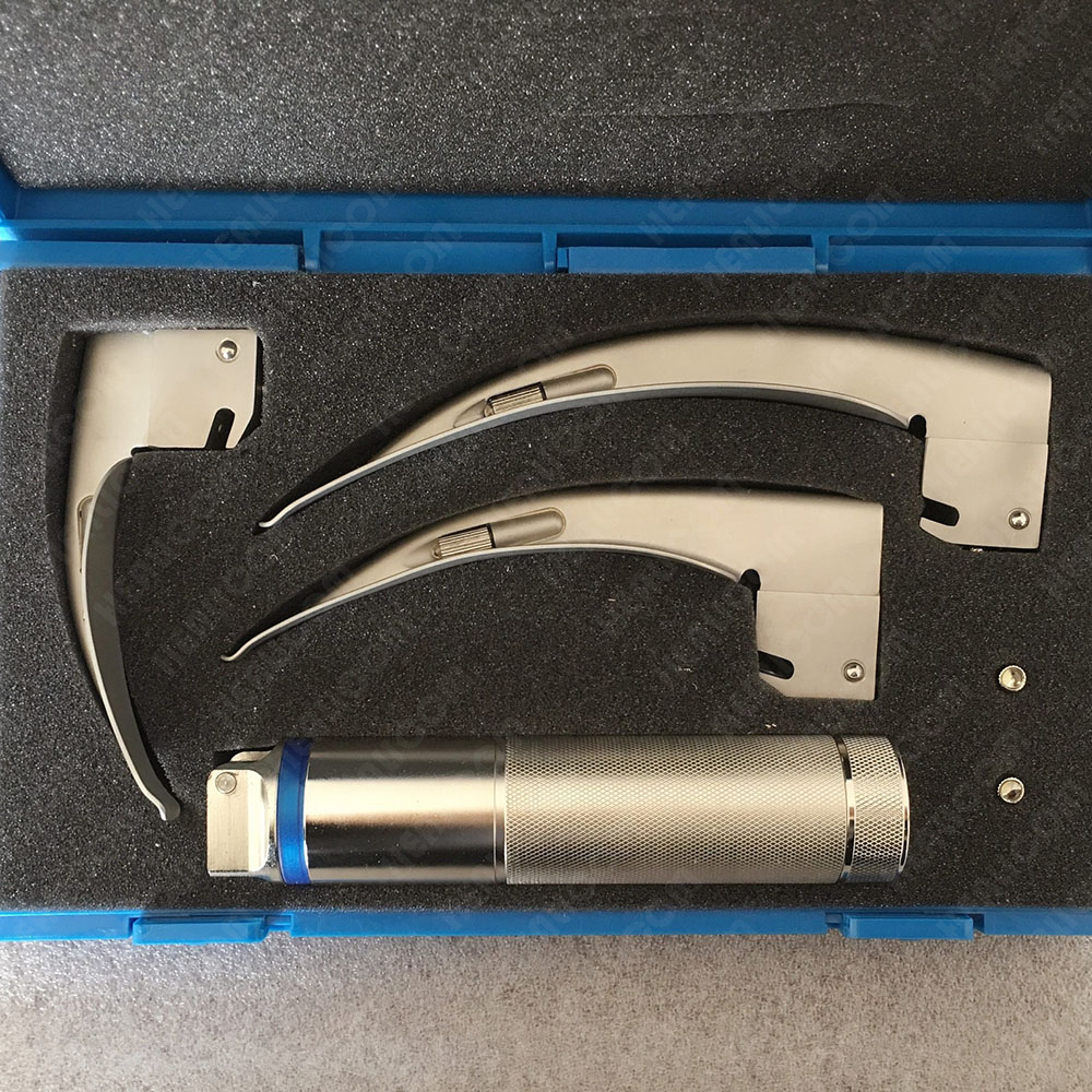 HBLI/D 304 Stainless Steel Bulb Anesthesia Laryngoscope Set for Adult