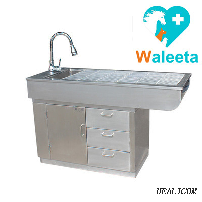 Hot Sale WT-16 Stainless Steel Customize MultiFunctional Veterinary Surgical Operation Pet Disposal Table