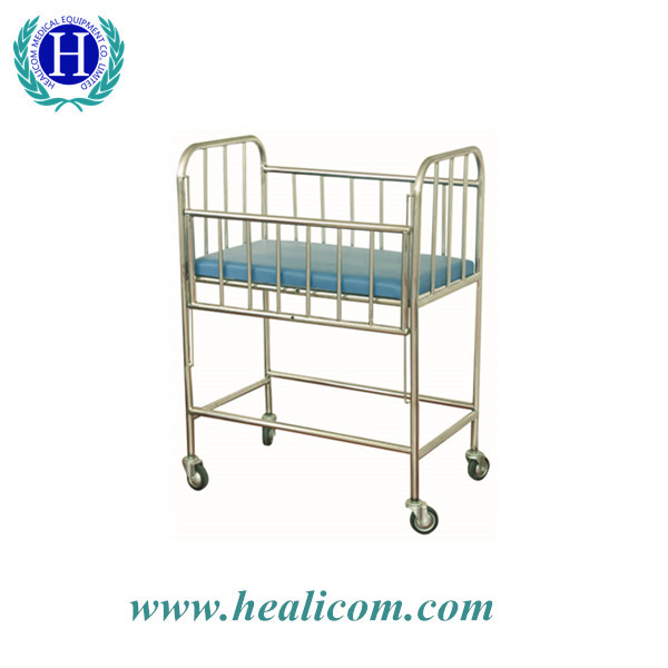DP-BC003 Medical Equipment Hospital Stainless Steel Baby Bed