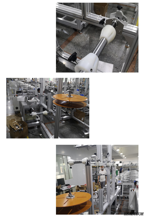 Medical Face Production Equipment Fully automatic 3 Ply disposable face mask making machine