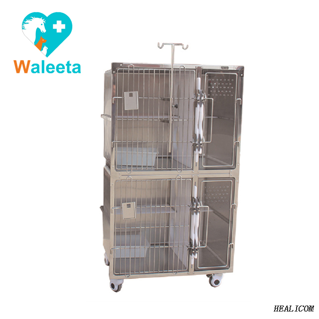 Cheap Price Pet Cages WTC-02 Stainless Steel Dog Cage for animal